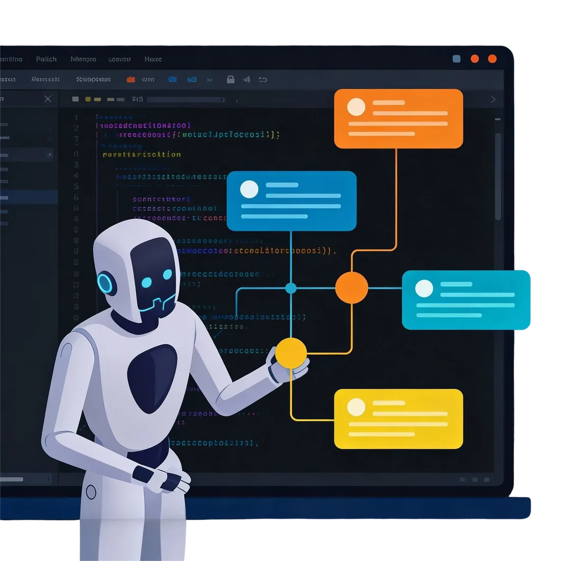 GitHub Copilot code suggestions in an editor